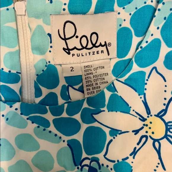 Lilly Pulitzer vintage dress in White Leopard Lounge print - Picture 3 of 4